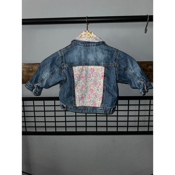 Baby Gap Floral Denim Jacket | Size 12-18 Months - Picture 6 of 6